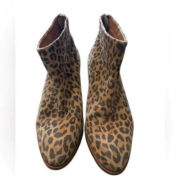 Seychelles Leopard Leather Ankle Boots - Picture 3 of 5